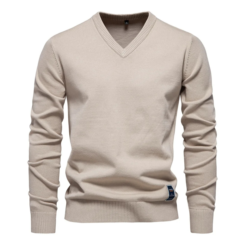 Pull À Col V Avec Coupe Régulière Pour Hommes | Idéal Pour Usage Quotidien