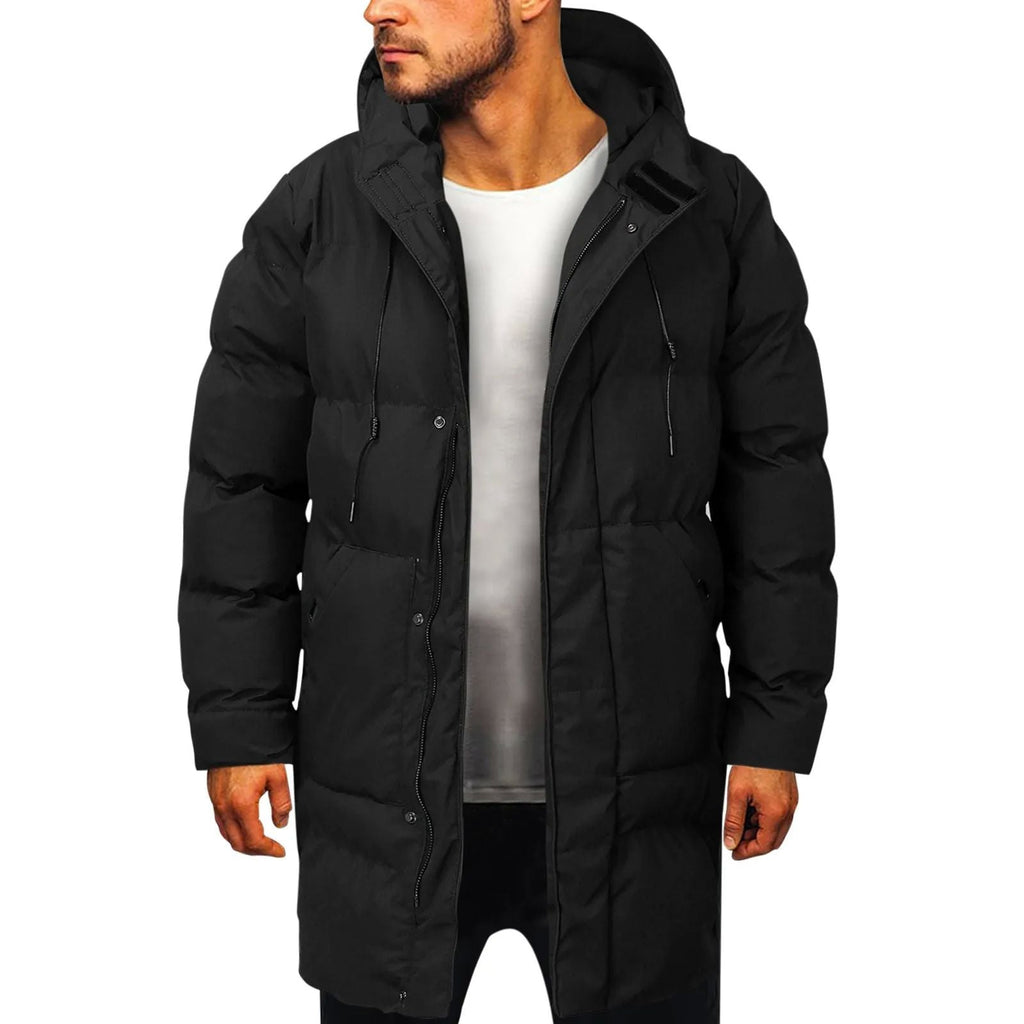 Doudoune Longue avec Capuche pour Homme | Idéale pour Hiver