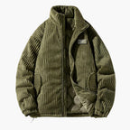Veste Matelassée avec Col Montant et Coupe Ample pour Homme | Idéale pour la Mi-Saison