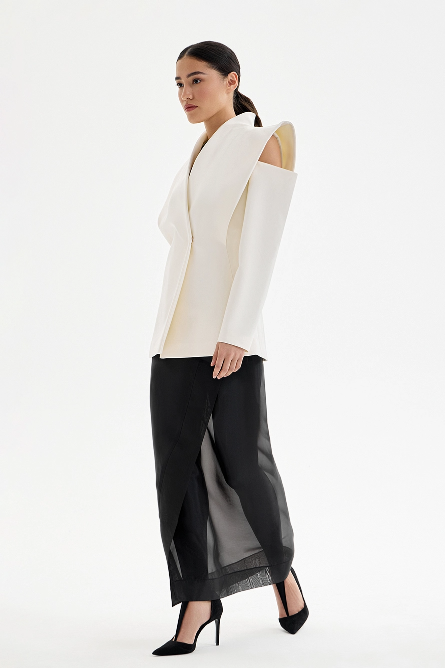Blazer à Épaules Structurées pour Femme | Idéal pour Saison Froide