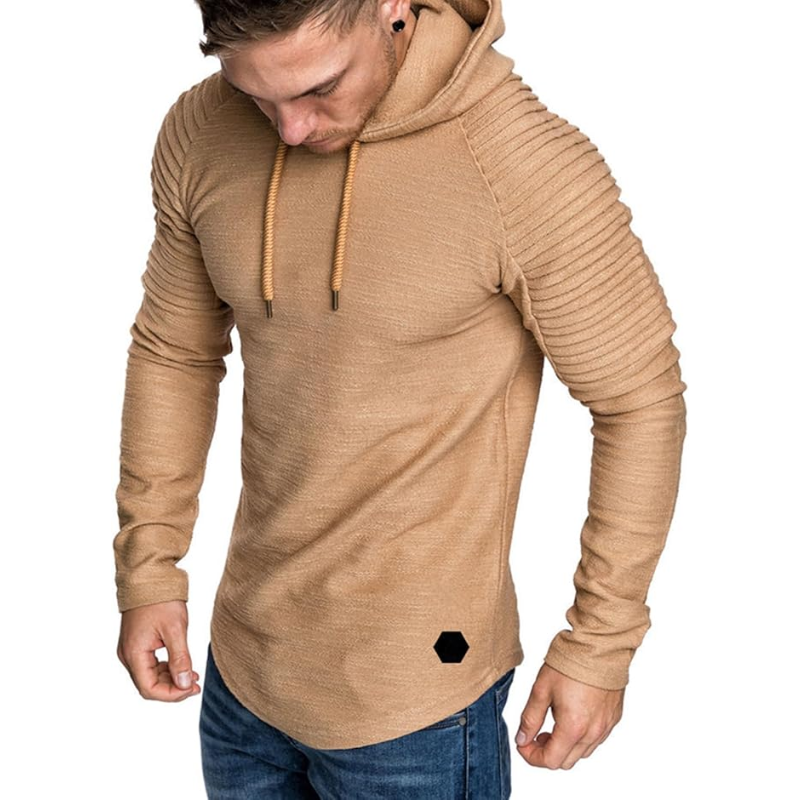Sweat à Capuche avec Manches Structurées pour Hommes | Idéal pour les Tenues Quotidiennes