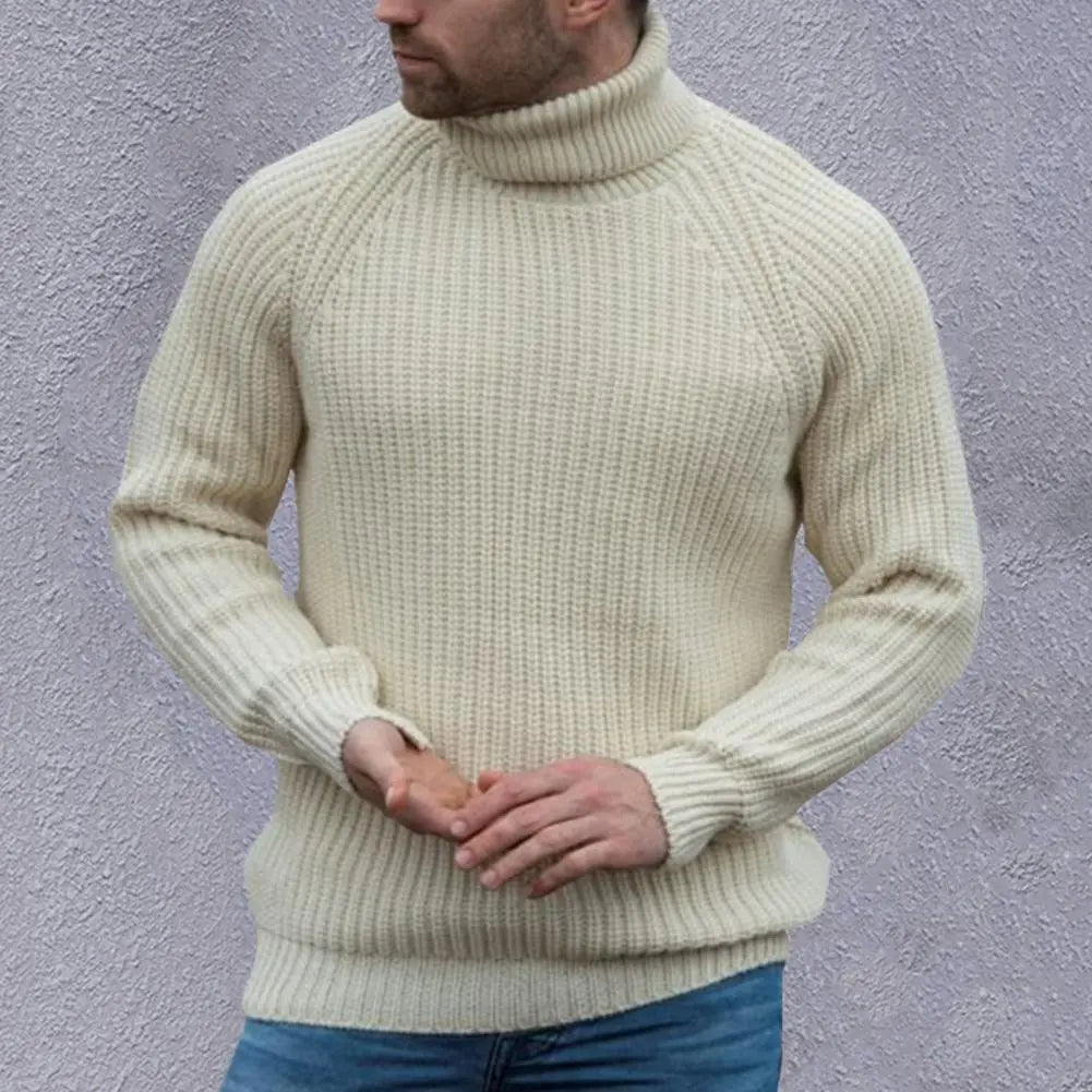 Pull Col Roulé Avec Coupe Décontractée Pour Homme | Idéal Pour La Saison Fraîche