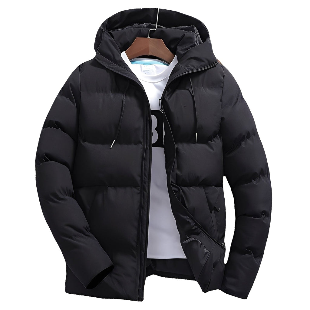 Veste D'hiver Avec Capuche Et Poches Fonctionnelles Pour Homme | Idéale Pour La Saison Froide