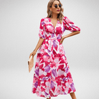 Robe Midi Avec Coupe Confortable Pour Femme | Idéale Pour Occasions Spéciales