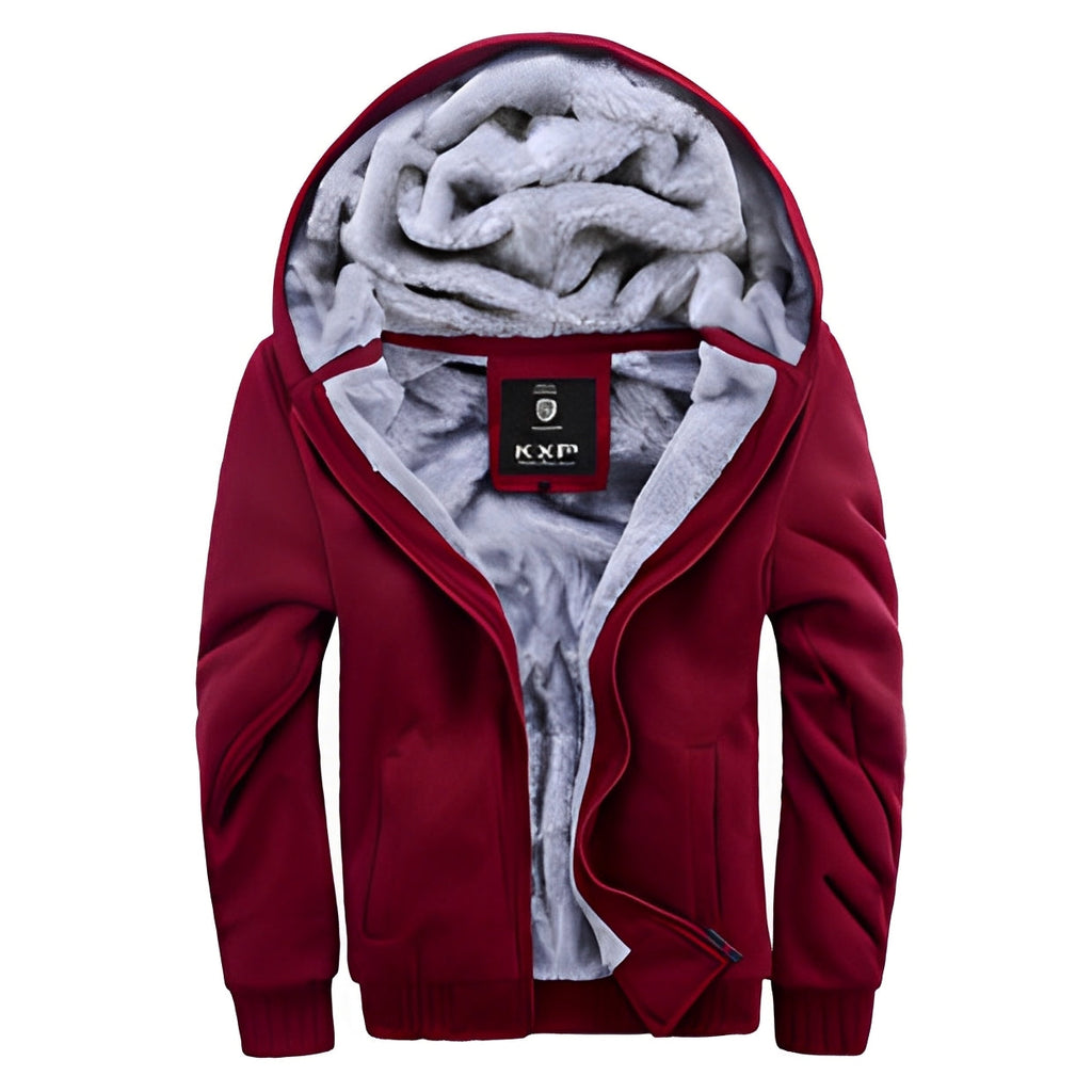 Manteau D’hiver Avec Doublure Intérieure Et Col Haut Pour Hommes | Idéal Pour La Saison Froide