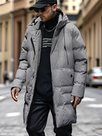 Parka avec Coupe Droite et Éléments Ajustables pour Homme | Idéale pour Automne et Hiver