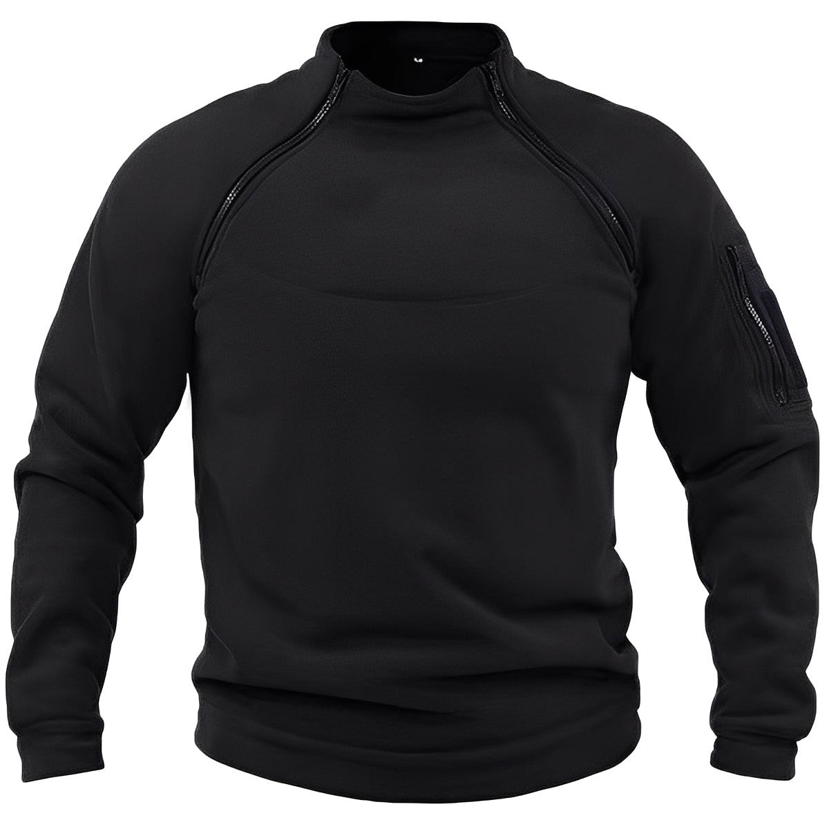 Sweat-Shirt Fonctionnel avec Fermetures Zippées pour Adultes | Idéal pour les Activités Hivernales