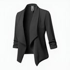 Blazer À Manches Longues Avec Silhouette Structurée Pour Femme | Idéal Pour Occasions Formelles