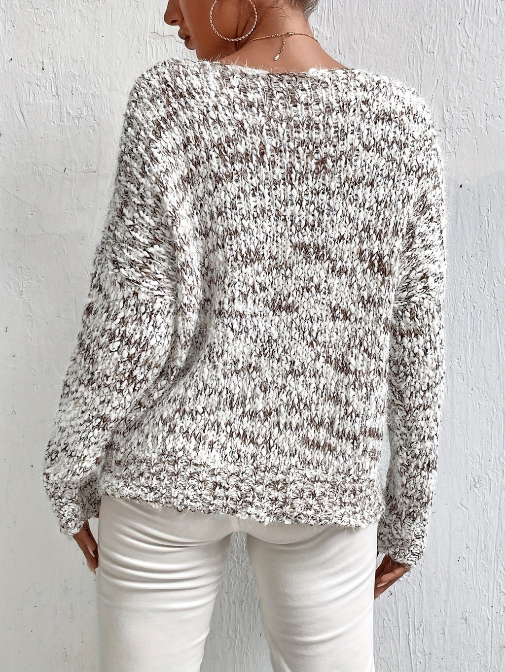 Pull À Coupe Ample Avec Manches Longues Pour Femme | Idéal Pour Usage Quotidien