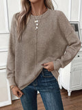 Pull À Coupe Classique Avec Manches Longues Pour Femme | Idéal Pour Usage Quotidien