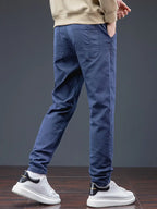 Pantalon De Jogging Avec Taille À Cordon Pour Homme | Idéal Pour Usage Quotidien Et Activités