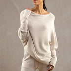 Pull Oversize à Col Convertible pour Femmes | Idéal pour Différentes Occasions