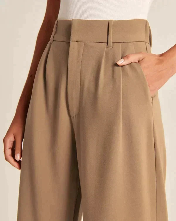 Pantalon Évasé avec Coupe Ajustée pour Femme | Idéal pour le Quotidien et les Sorties