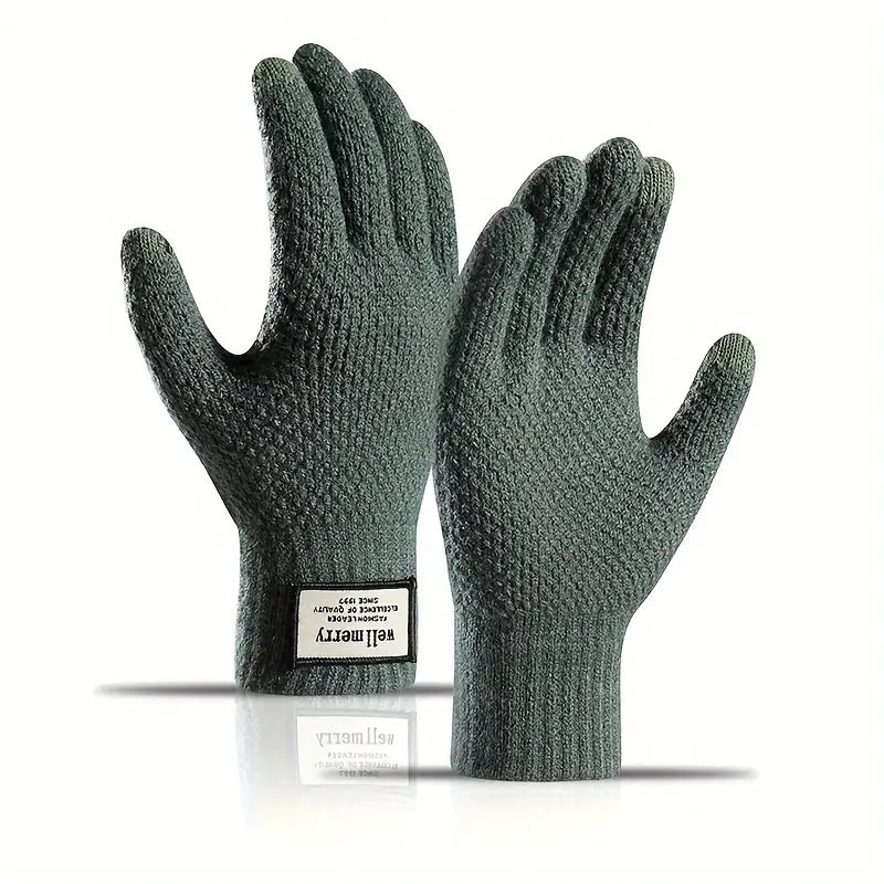 Gants Tricotés avec Fonction Écran Tactile pour Femmes et Hommes | Idéal pour l’Hiver