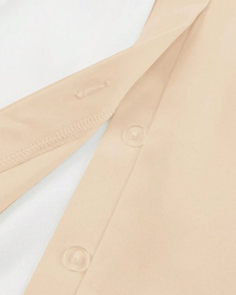 Chemise À Manches Longues Avec Manches Lanterne Et Col Rond Pour Femmes | Idéal Pour Travail Ou Usage Quotidien