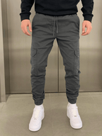 Pantalon Cargo Jogger avec Taille Élastique et Poches Multiples pour Homme | Idéal pour un Usage Quotidien