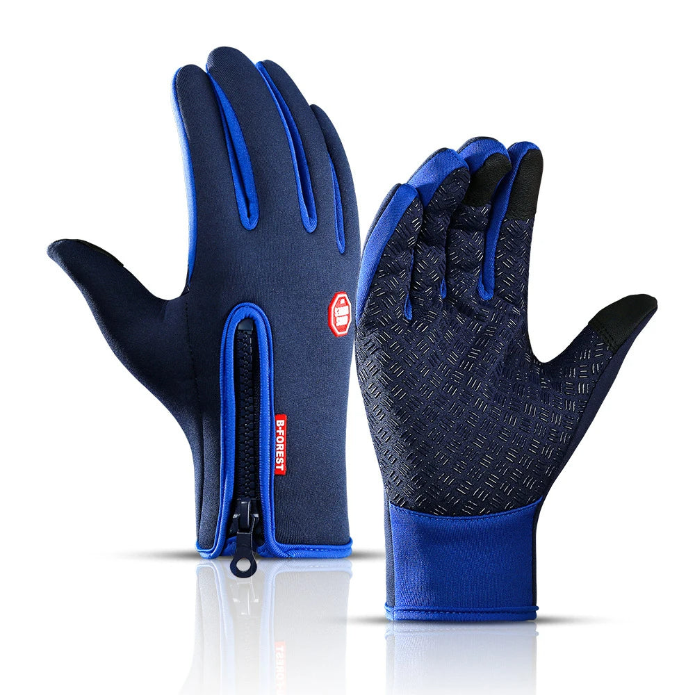 Gants Tactiles avec Fermeture Éclair pour Adultes | Idéaux pour Les Activités Extérieures En Hiver