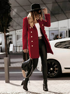 Blazer à Boutons avec Coupe Structurée pour Femmes | Idéal pour Bureau et Occasions Formelles