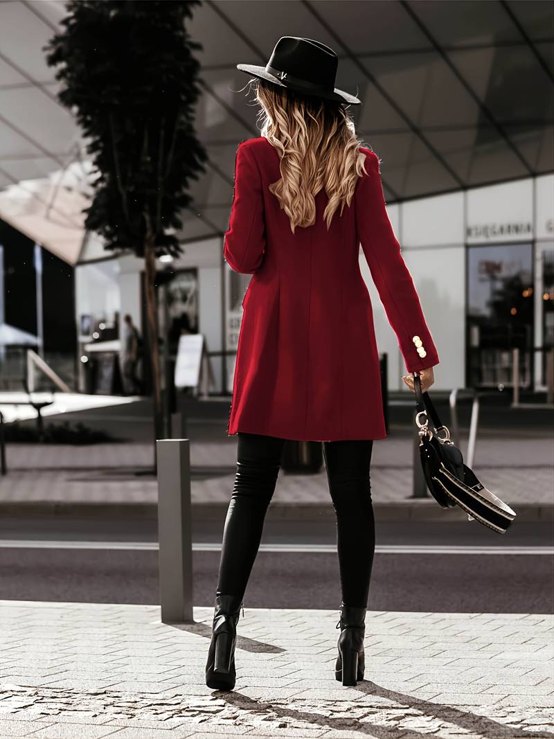 Blazer à Boutons avec Coupe Structurée pour Femmes | Idéal pour Bureau et Occasions Formelles
