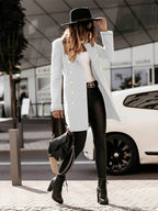 Blazer à Boutons avec Coupe Structurée pour Femmes | Idéal pour Bureau et Occasions Formelles