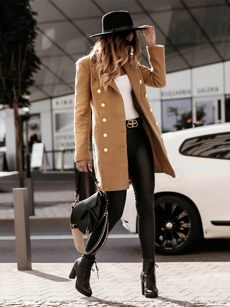 Blazer à Boutons avec Coupe Structurée pour Femmes | Idéal pour Bureau et Occasions Formelles