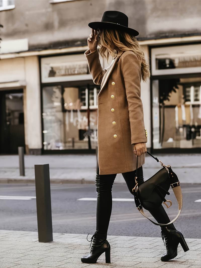 Blazer à Boutons avec Coupe Structurée pour Femmes | Idéal pour Bureau et Occasions Formelles