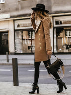 Blazer à Boutons avec Coupe Structurée pour Femmes | Idéal pour Bureau et Occasions Formelles