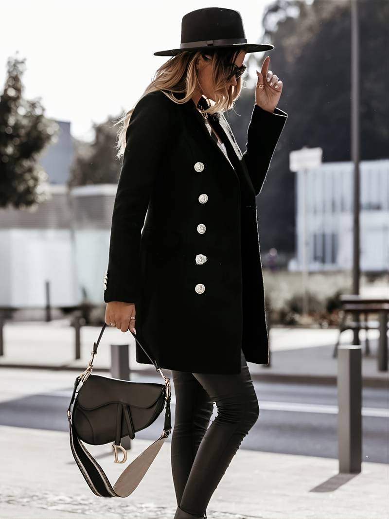 Blazer à Boutons avec Coupe Structurée pour Femmes | Idéal pour Bureau et Occasions Formelles