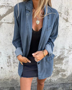 Blazer à Coupe Décontractée pour Femme | Idéal pour Mi-Saison