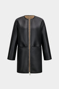 Manteau Long à Fermeture Zippée avec Poches pour Femme | Idéal pour la Saison Froide