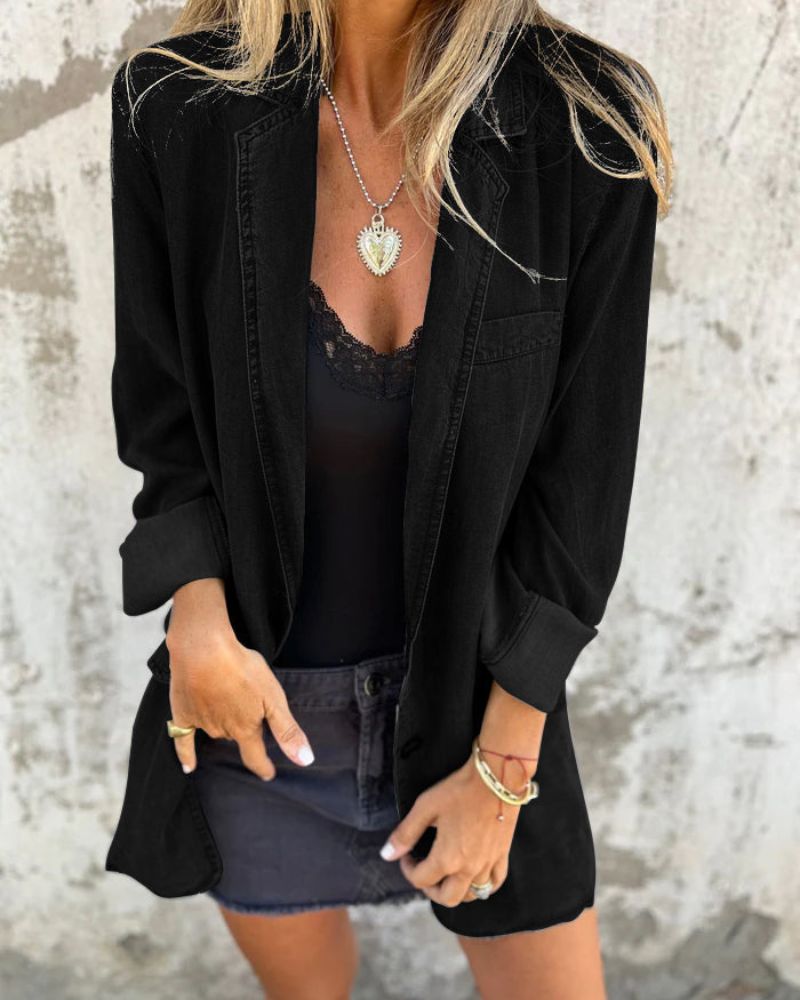 Blazer à Coupe Décontractée pour Femme | Idéal pour Mi-Saison