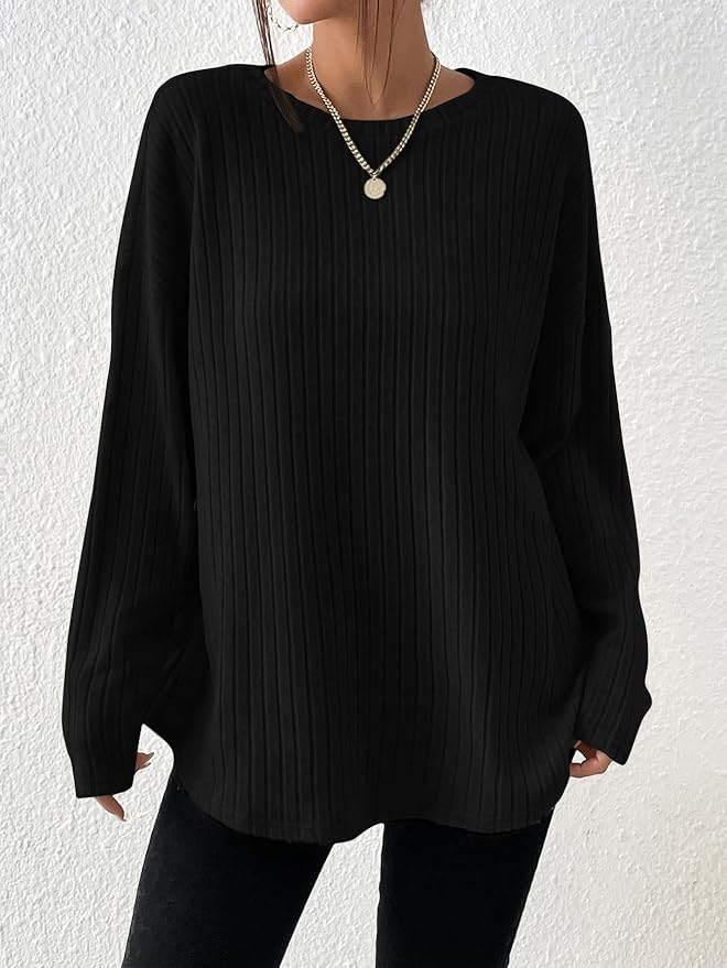 Pull À Manches Longues Avec Coupe Ample Pour Femme | Idéal Pour Usage Quotidien