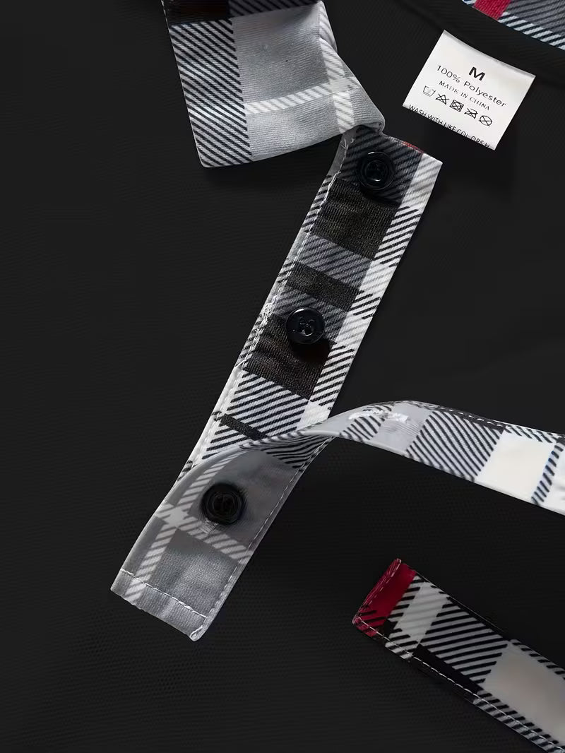 Chemise À Manches Longues Avec Détail Poche Poitrine Et Coupe Ajustée Pour Homme | Idéale Pour Le Bureau Et Les Occasions Quotidiennes