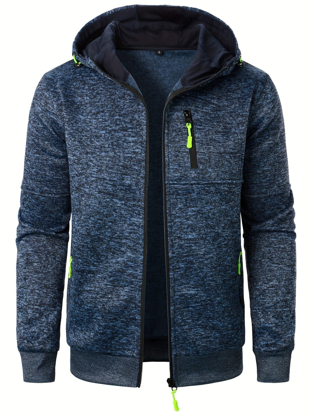 Veste Zippée À Capuche Avec Poches Multiples Pour Homme | Idéal Pour Usage Quotidien Et Activités Extérieures