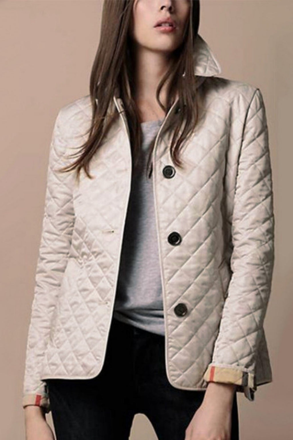 Veste Matelassée Avec Fermeture À Boutons Pour Femmes | Idéal Pour La Mi-Saison Et Les Tenues Quotidiennes