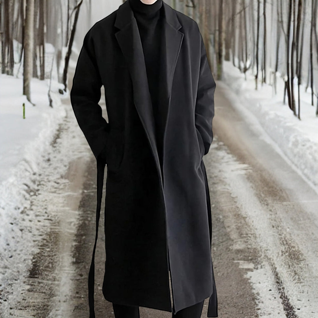 Manteau Long avec Coupe Classique pour Homme | Idéal pour l’Hiver