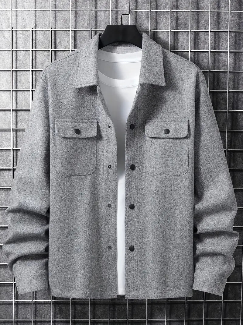 Veste D’Hiver avec Fermeture Zippée Et Poches Pratiques pour Homme | Idéal pour La Saison Froide