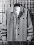 Veste D’Hiver avec Fermeture Zippée Et Poches Pratiques pour Homme | Idéal pour La Saison Froide