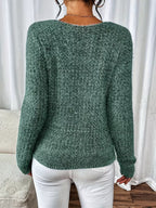 Pull à Col V avec Coupe Ample pour Femme | Idéal pour Usage Quotidien et Mi-Saison