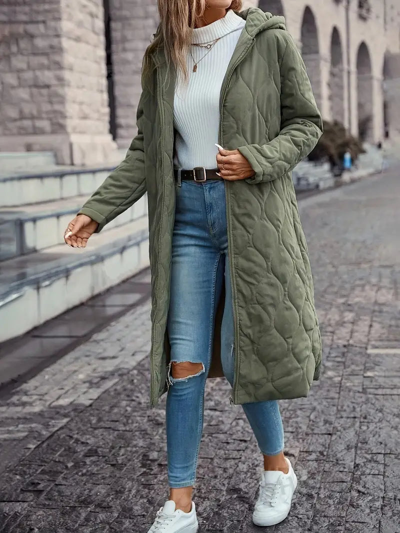 Veste À Fermeture À Glissière Avant Avec Coupe Ajustée Pour Femme | Idéal Pour Les Occasions Quotidiennes