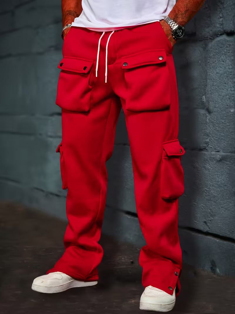 Pantalon Jogger Cargo Avec Taille Élastique Et Poches Multiples Pour Hommes | Idéal Pour Les Tenues Décontractées