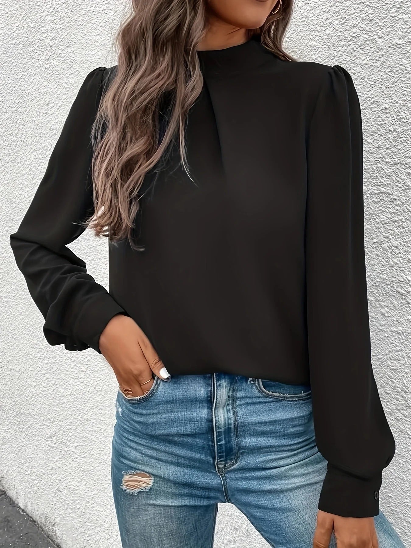 Blouse à Coupe Classique pour Femme | Idéale pour le Travail ou les Soirées