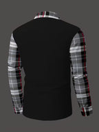 Chemise À Manches Longues Avec Détail Poche Poitrine Et Coupe Ajustée Pour Homme | Idéale Pour Le Bureau Et Les Occasions Quotidiennes