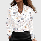Blouse Fluide Pour Femme Avec Col Plissé | Idéal Pour Un Usage Quotidien