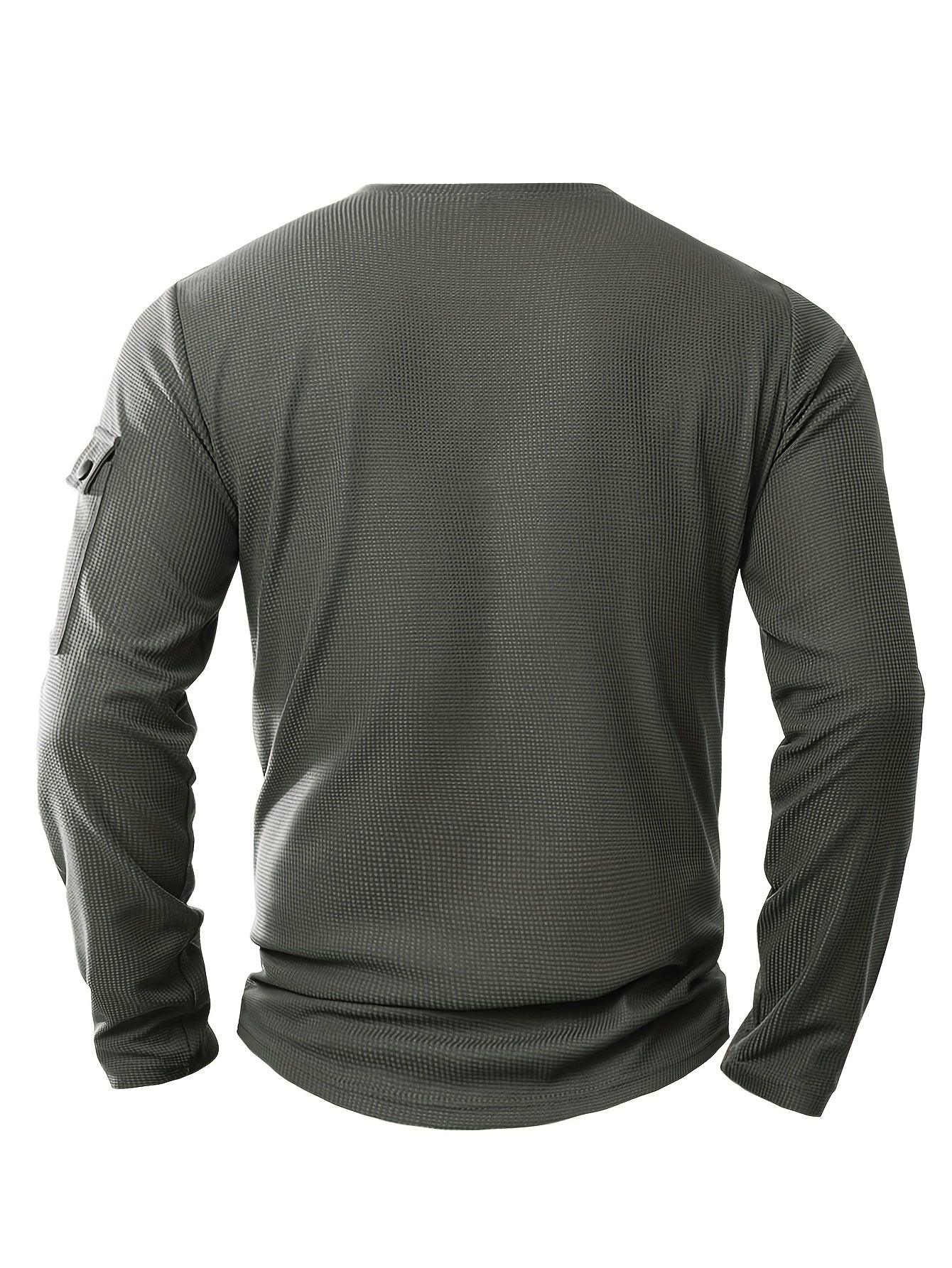 Polo À Manches Longues Avec Col À Boutons Et Poches Fonctionnelles Pour Homme | Idéal Pour Le Quotidien Et Les Occasions Décontractées