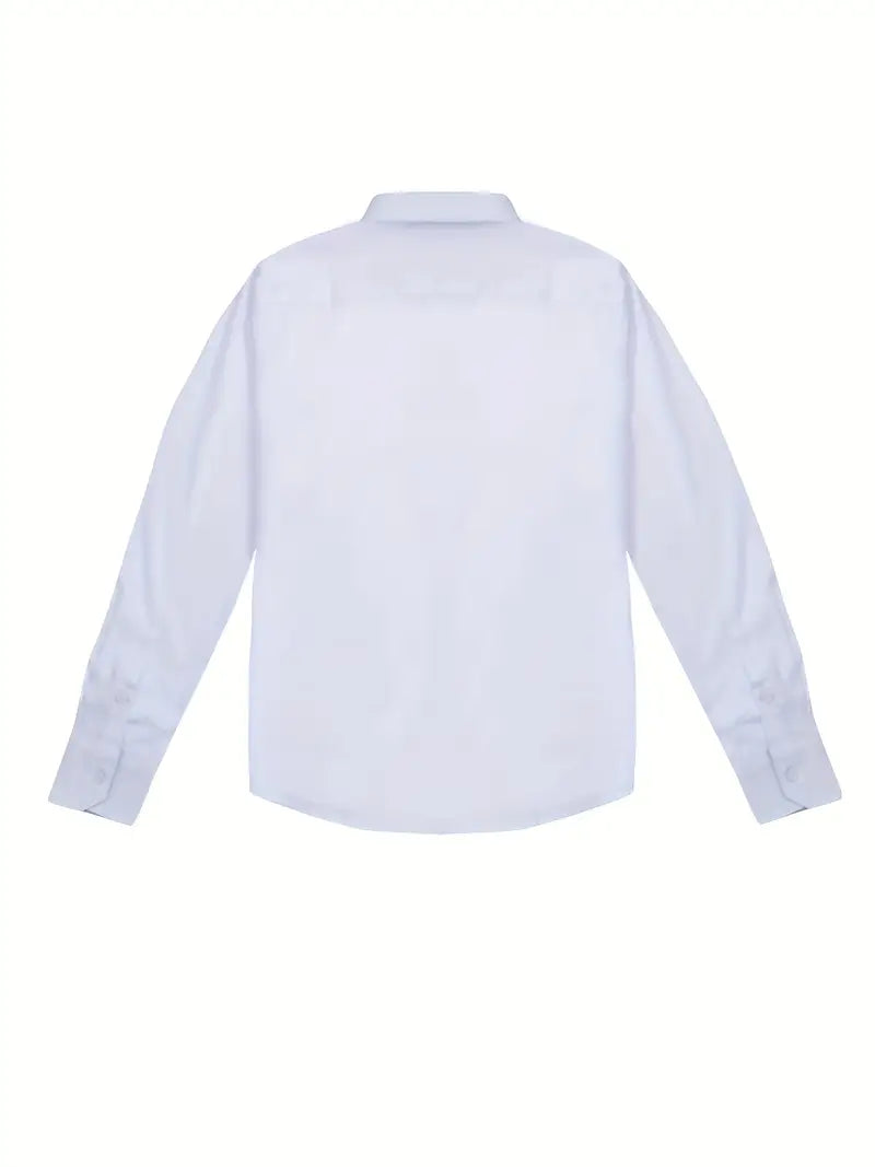 Chemise À Manches Longues Avec Détails Contrastés Et Fermeture À Boutons Pour Hommes | Idéale Pour Toutes Les Saisons