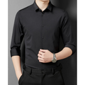 Chemise Ajustée À Manches Longues pour Homme avec Col Classique | Idéale pour Les Occasions Formelles