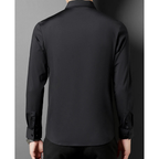 Chemise Ajustée À Manches Longues pour Homme avec Col Classique | Idéale pour Les Occasions Formelles