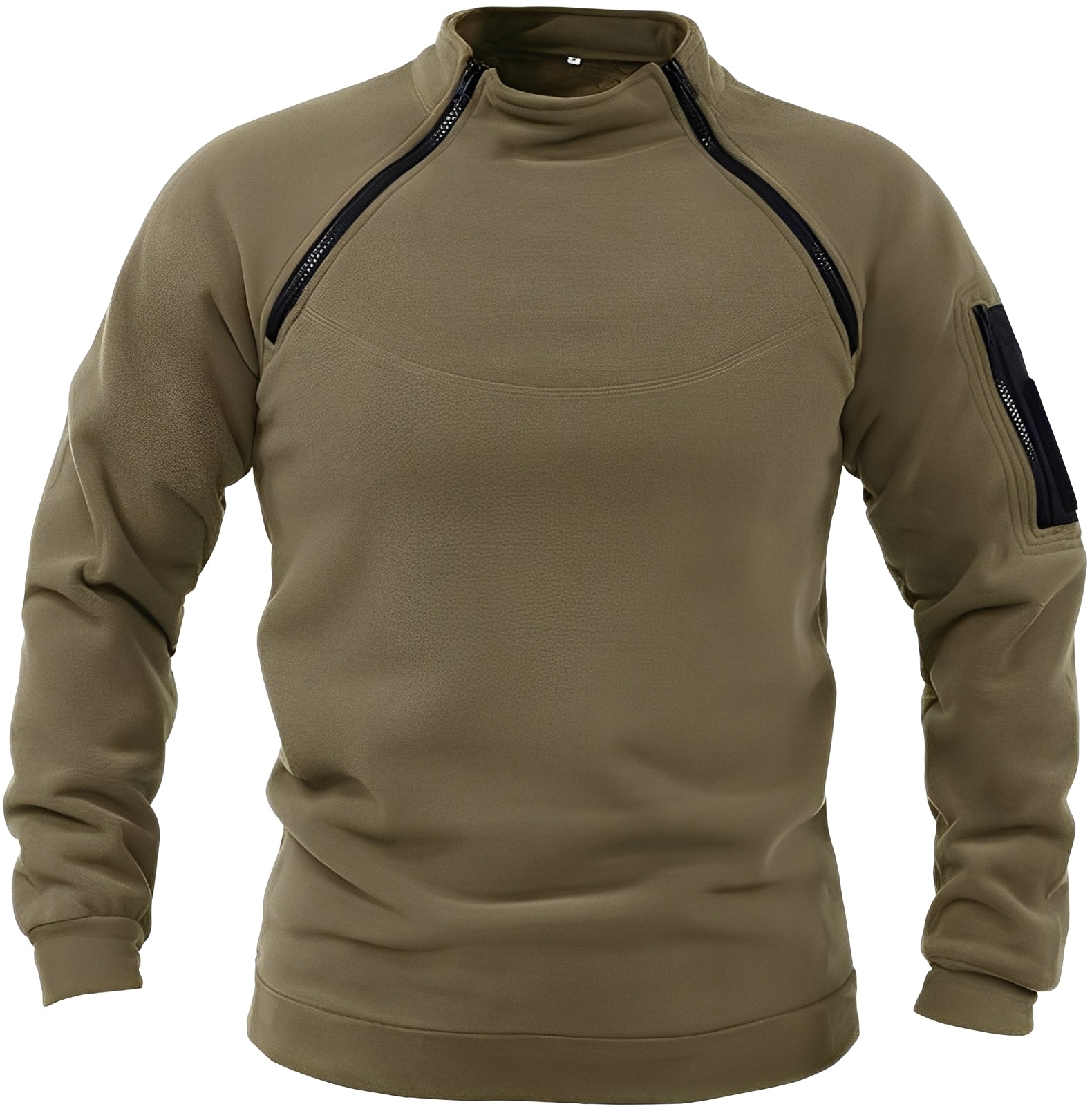 Sweat-Shirt Fonctionnel avec Fermetures Zippées pour Adultes | Idéal pour les Activités Hivernales