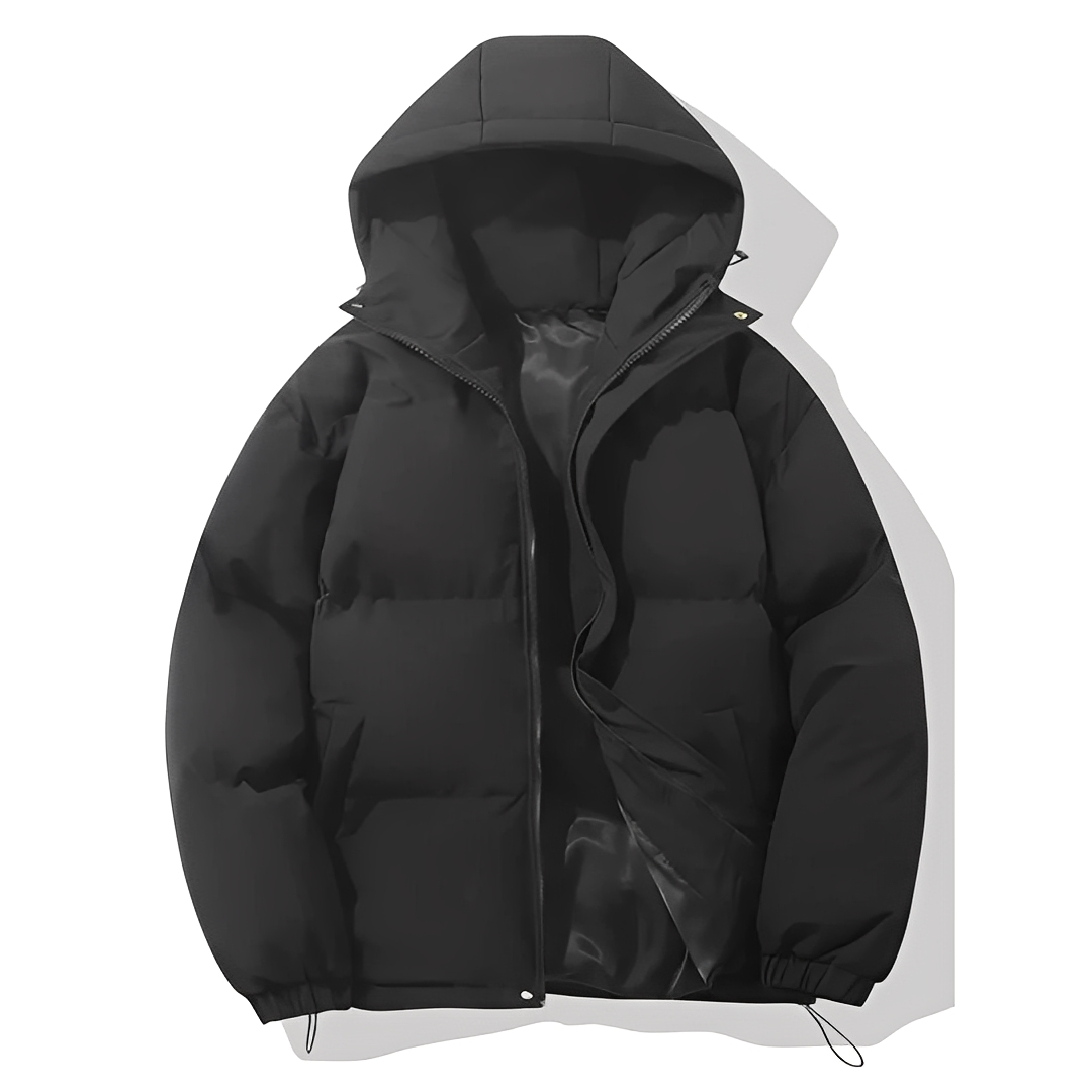 Veste d’Hiver avec Capuche et Fermeture Zippée pour Homme | Idéale pour Usage Quotidien